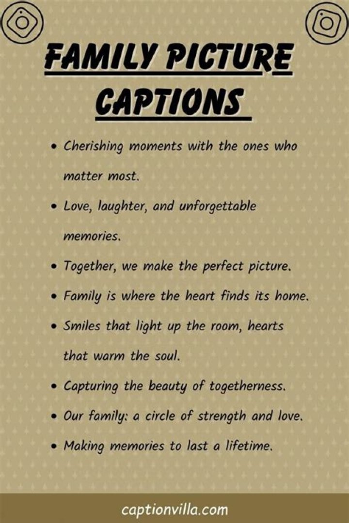 Captivating Captions for Family Pictures: Create Memories with Words