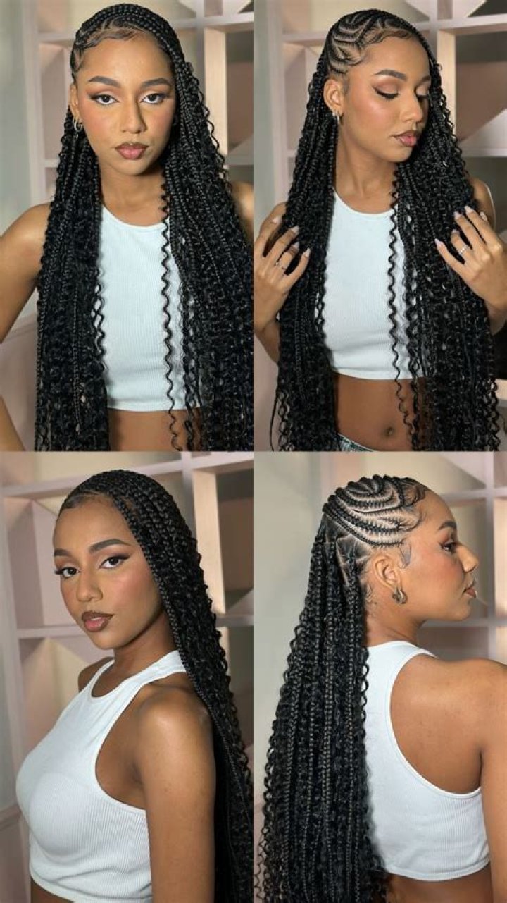 Cornrows on One Side: A Trendy Twist to Traditional Braids