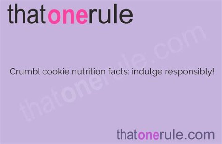 Crumbl Cookie Nutrition Facts: What You Need to Know