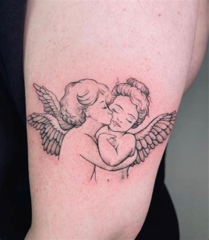 Two Angels Tattoo: A Symbol of Protection and Love